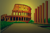 Het colosseum (bron: http://http://www.geschiedenisvoorkinderen.nl/)